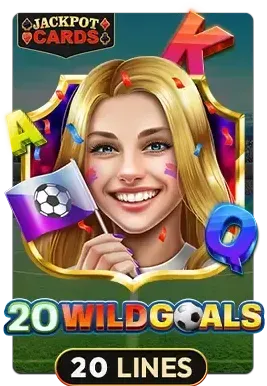 Slot 20 Wild Goals Jackpot Cards